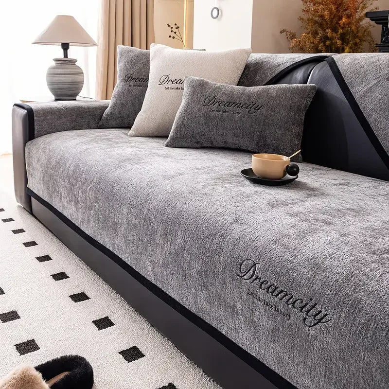 Dreamcity Kaymaz Tabanlı Koltuk Örtüsü Seti